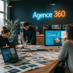 agence de communication 360 réunion équipe