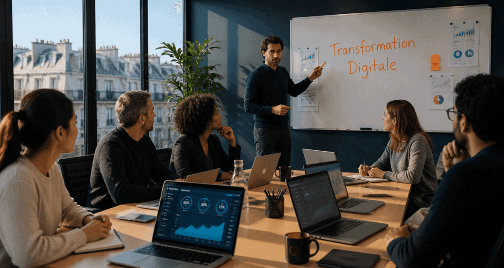 agence transformation digitale paris réunion équipe