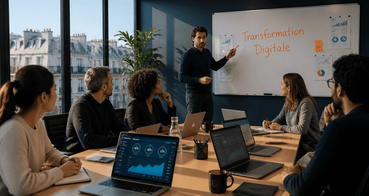 agence transformation digitale paris réunion équipe