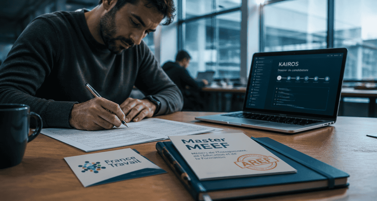 aref meef formation continue dossier administratif