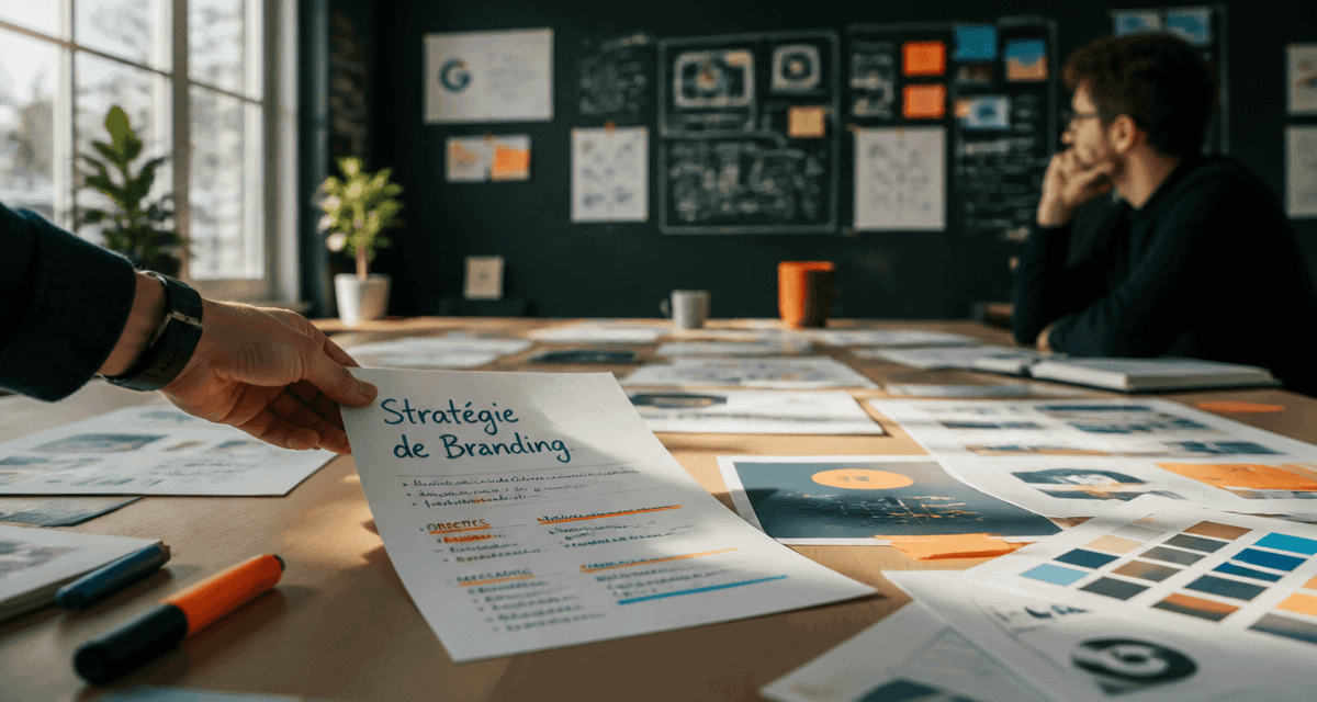 branding exemple avec logos et moodboards