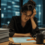 burn out quitter son emploi femme bureau
