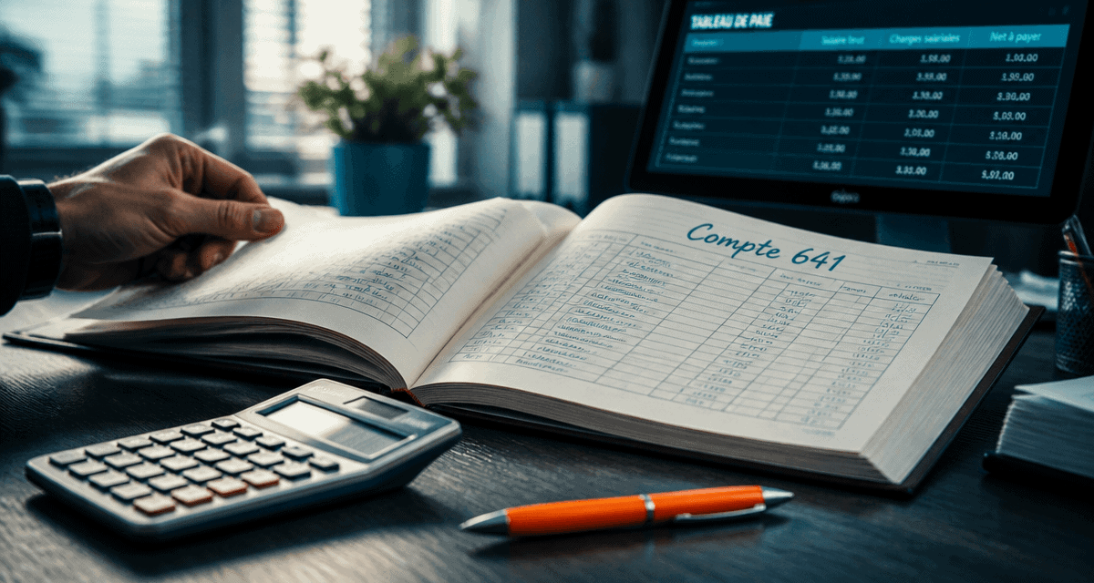 compte 641 registre comptable et calculatrice