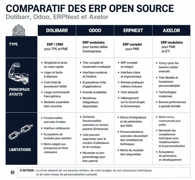 Comparatif des meilleurs logiciels ERP gratuits pour entreprise