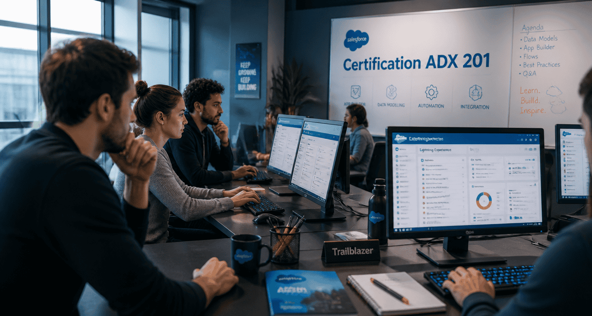 Formations Salesforce groupe certification ADX 201