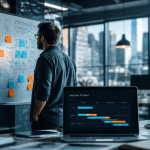 Chef de produit gestion produit tableau blanc open space