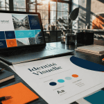 graphiste identité visuelle bureau moodboard charte graphique
