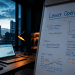 levier opérationnel formule graphique