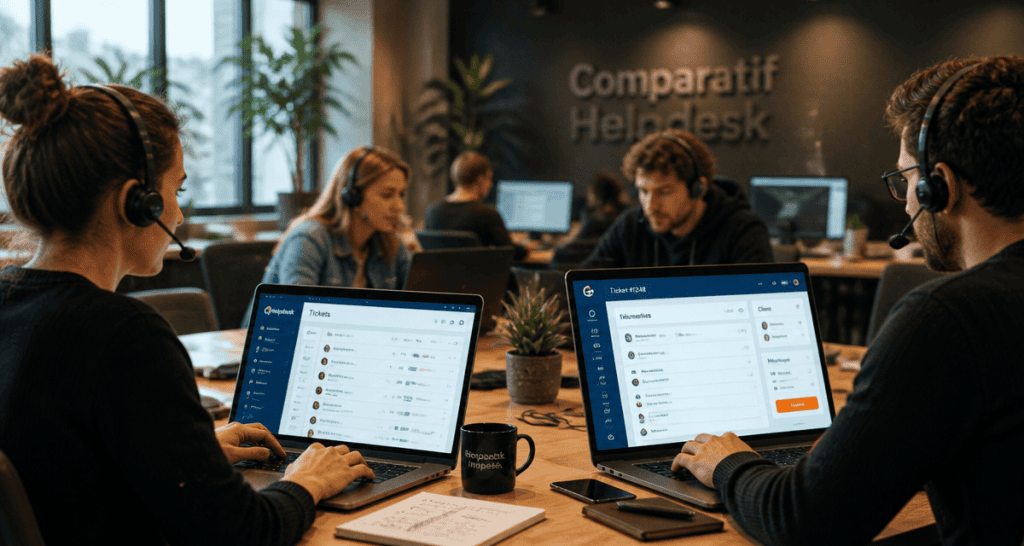 logiciel helpdesk gratuit gestion tickets équipe
