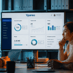 logiciel ypareo équipe devant tableau de bord