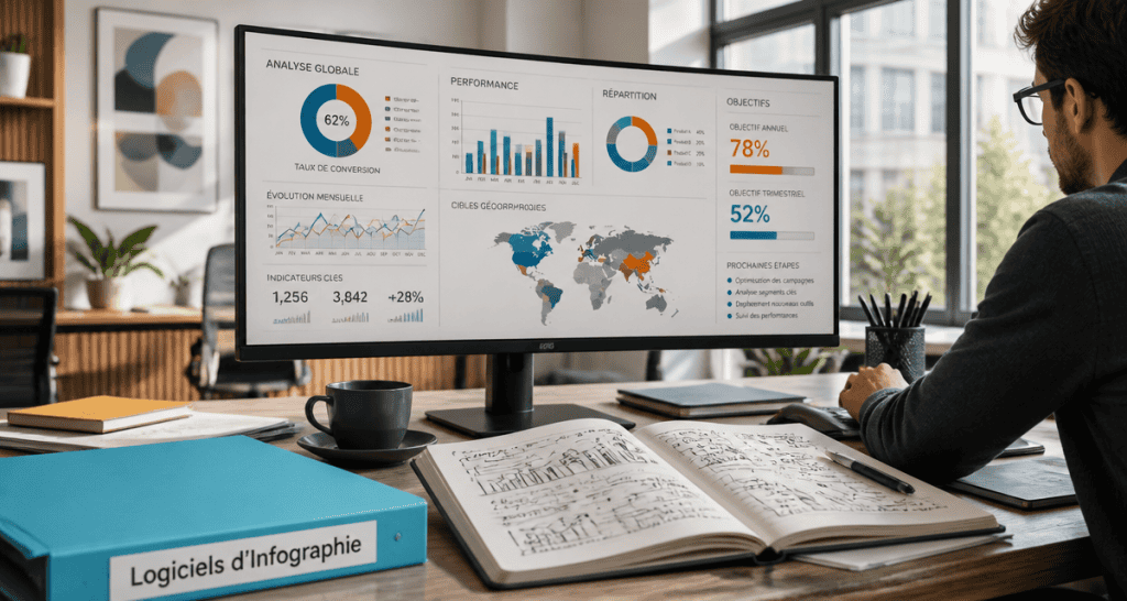logiciels pour infographie designer écran