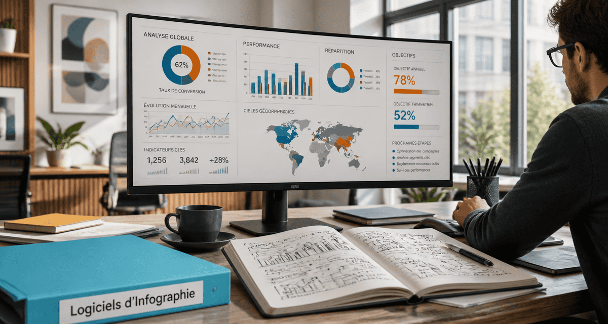 logiciels pour infographie designer écran