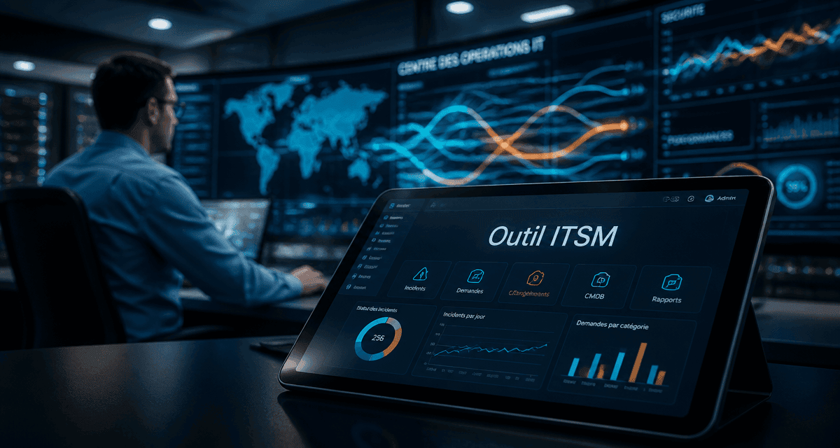 technicien devant outil itsm