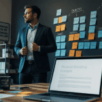 Personal branding exemple professionnel au bureau