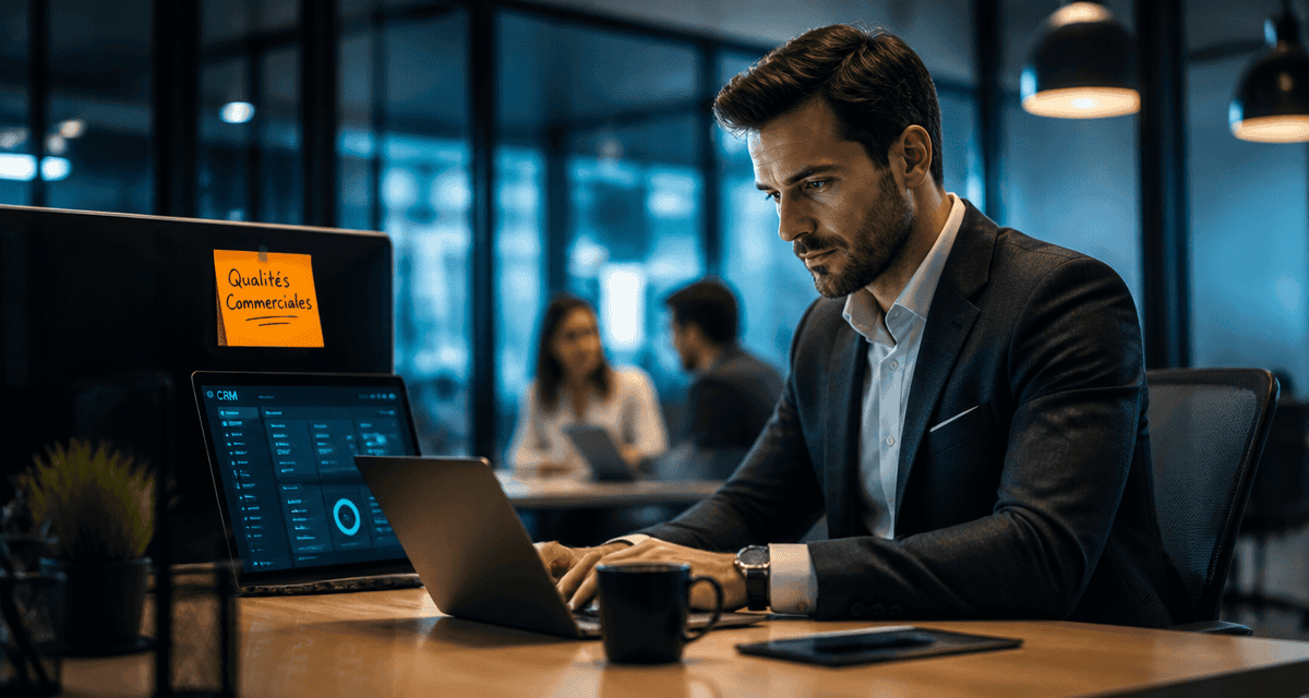 qualité d un commercial devant CRM