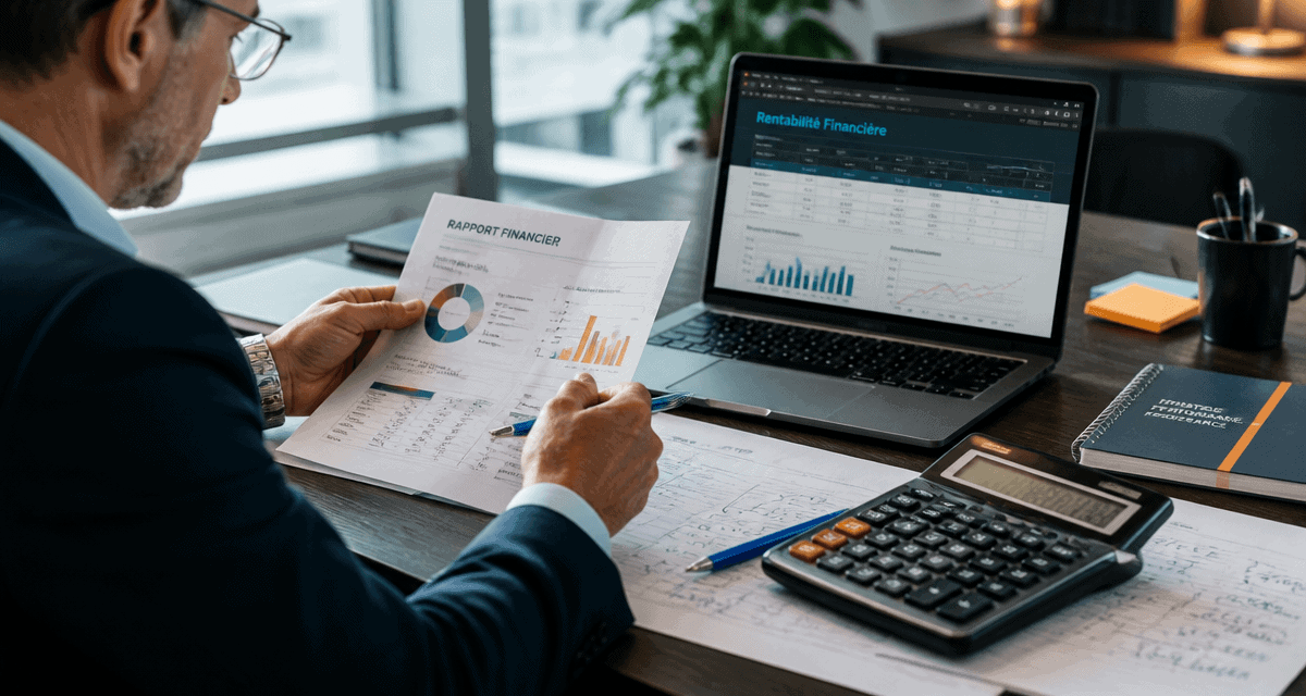 rentabilité financière formule sur rapport et calculatrice