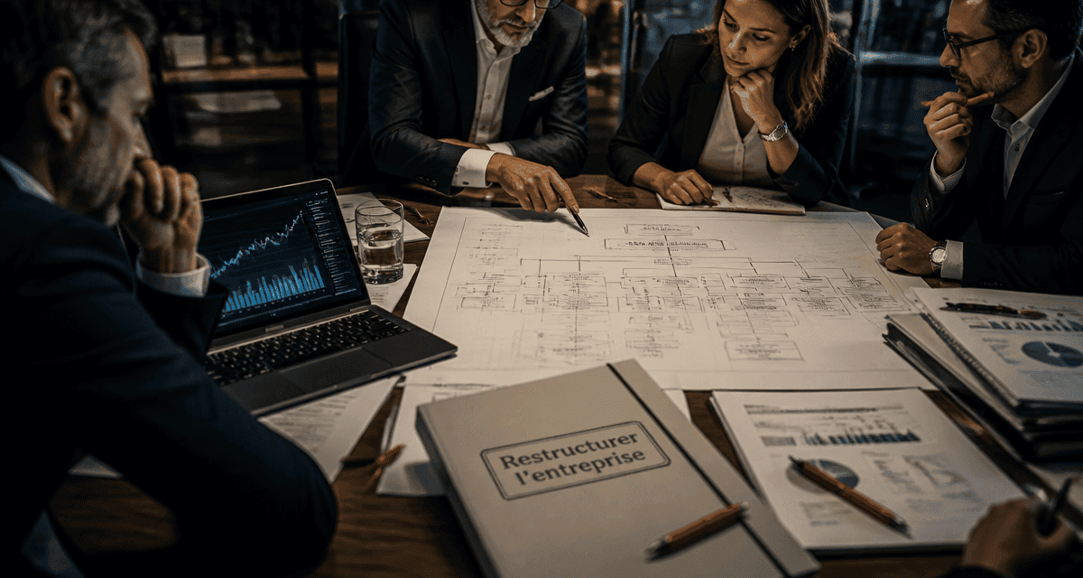 restructurer une entreprise réunion dirigeants plan