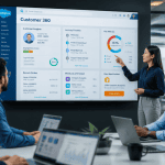 salesforce c est quoi équipe devant dashboard customer 360