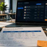 scorecard recrutement fiche évaluation bureau