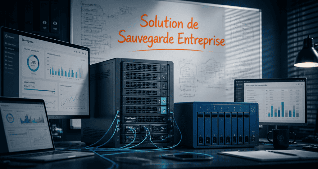 solution de sauvegarde entreprise avec serveur et NAS