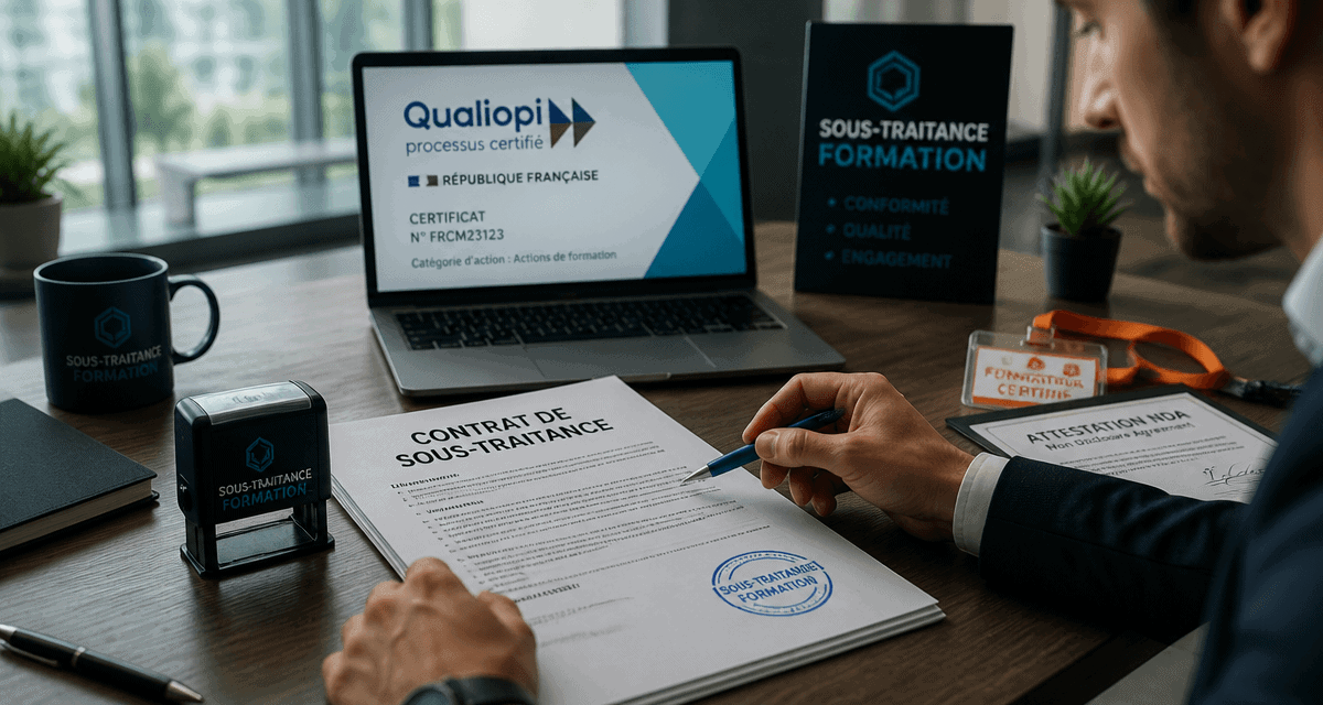Sous traitance organisme de formation contrat Qualiopi NDA