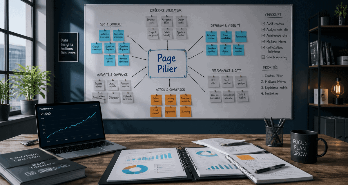 stratégie éditoriale pour le seo, schéma architecture de contenus