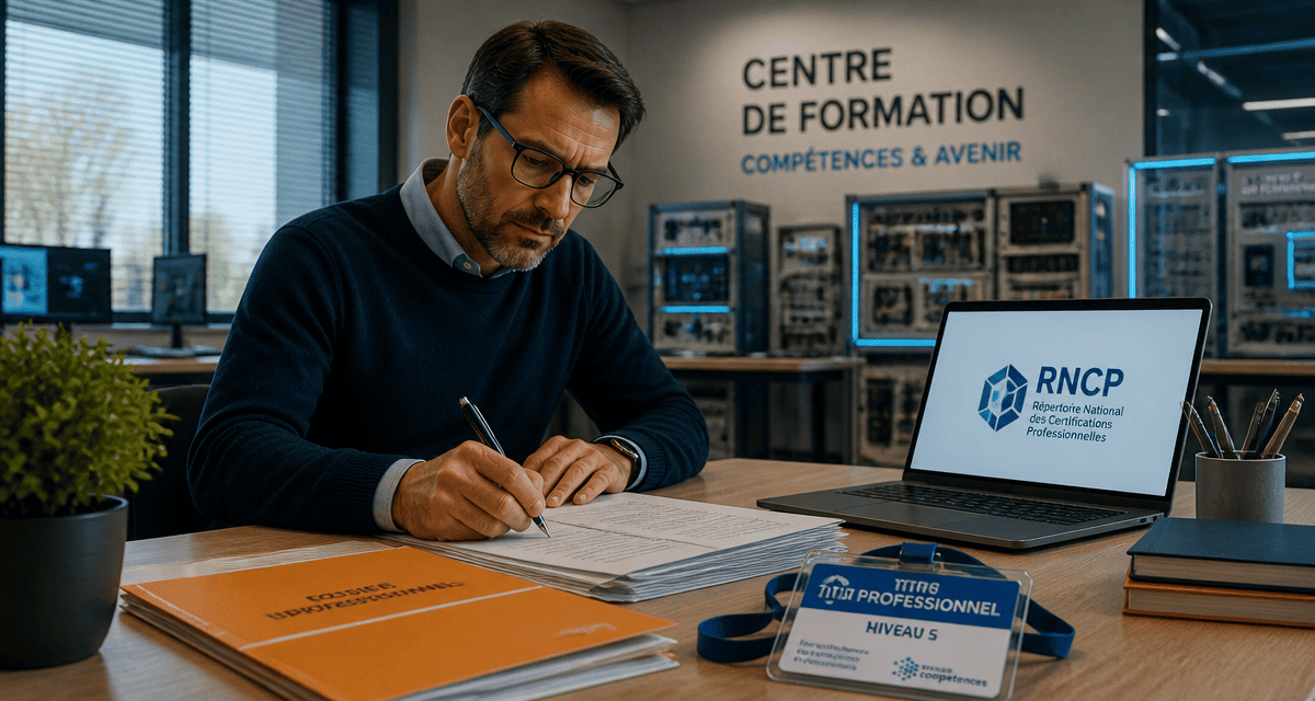 adulte rédige dossier titre pro niveau 5