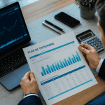 trésorerie def plan financier sur bureau moderne
