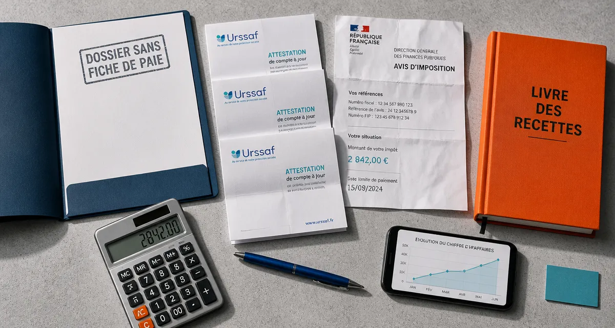 Auto entrepreneur fiche de paie : justificatifs URSSAF, avis d’imposition, attestations
