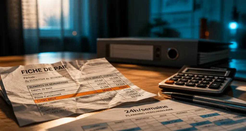 Calcul salaire 24h semaine, montant net et impacts sur vos droits