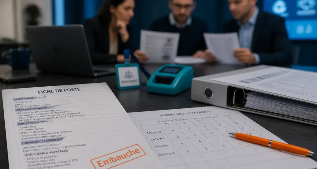 Comment recruter : fiche de poste et scorecard pour sécuriser l’embauche