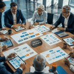 hiérarchie dans une entreprise réunion collaborateurs organigrammes