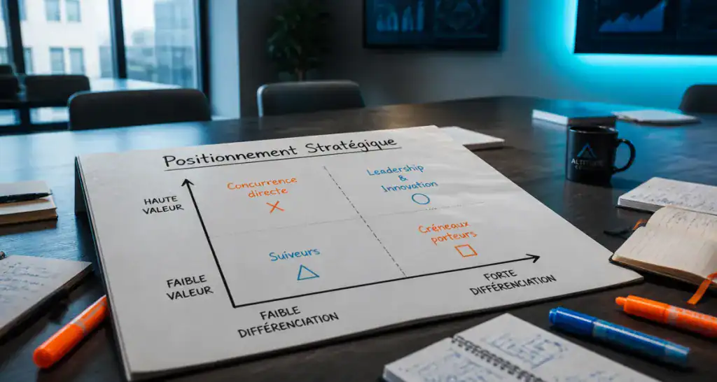 positionnement d une entreprise matrice sur paperboard