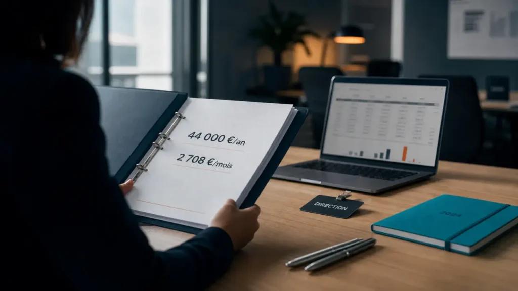 Salaire d’une assistante de direction : 44 000 € médians et les écarts qui se négocient