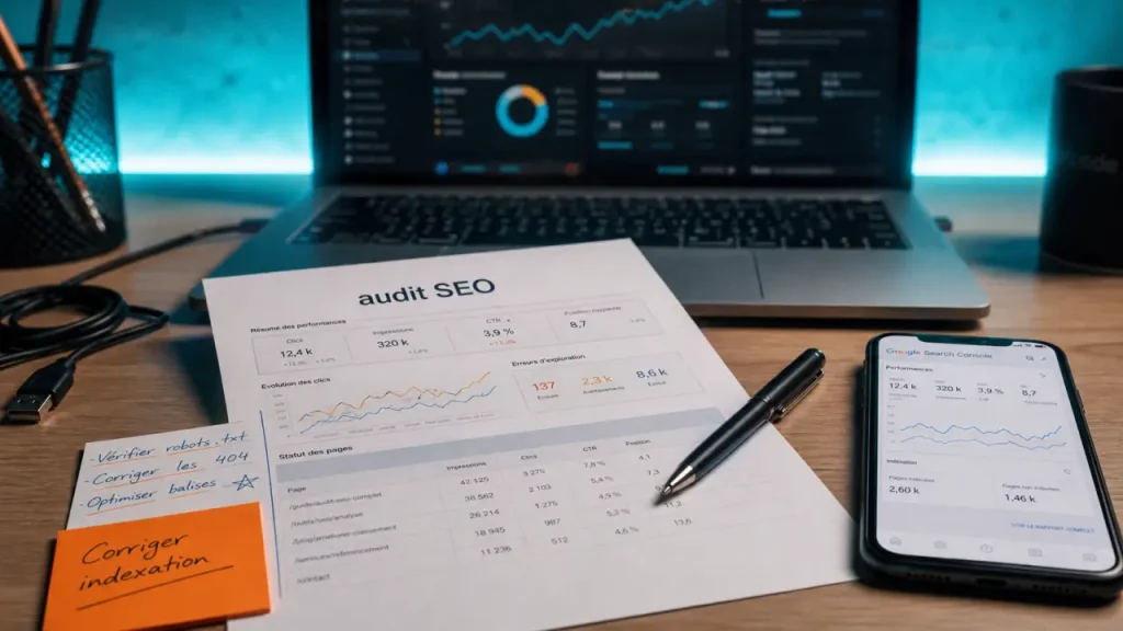 Audit SEO, mots-clés et maillage interne : les leviers qui font bouger les positions