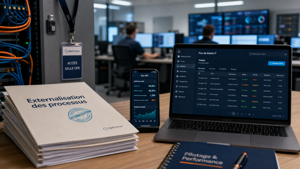 BPO définition : externalisation des processus métiers, SLA et KPI
