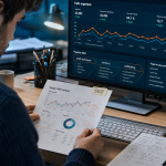 Emploi seo : consultant SEO lit un rapport d’audit