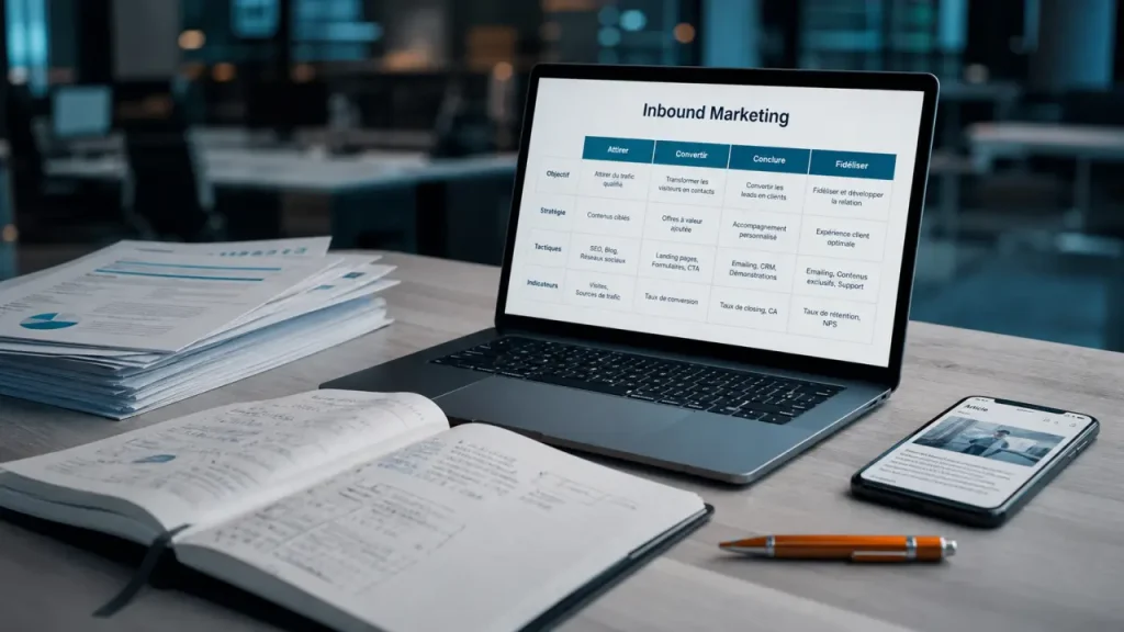 Inbound marketing : attirer des prospects qualifiés, convertir et fidéliser
