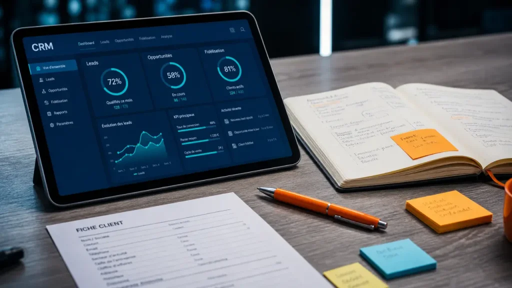 Stratégie crm : tableau de bord pour centraliser les données clients