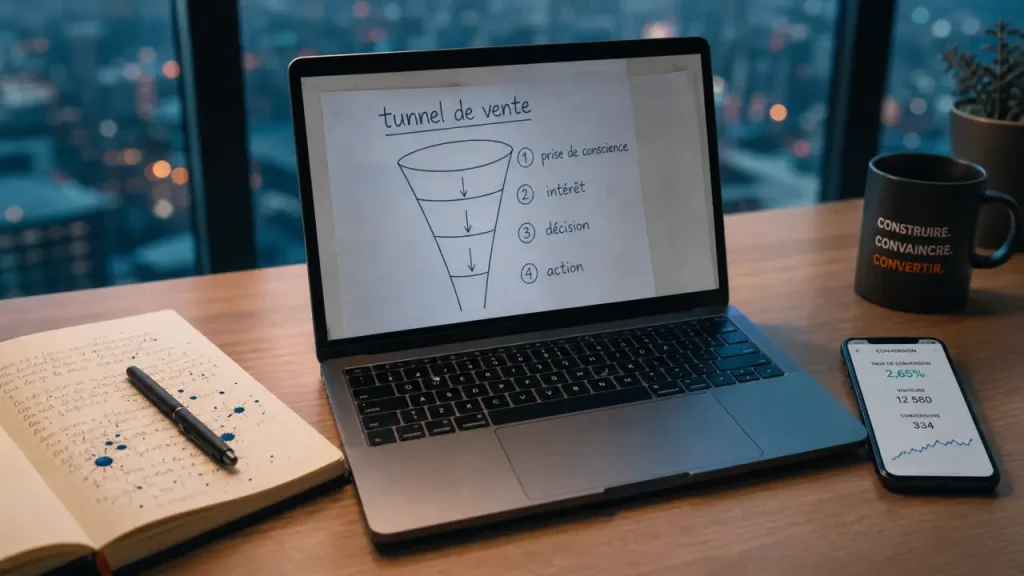 Tunnel de vente : les 4 étapes clés pour transformer vos prospects en clients fidèles