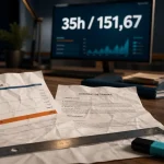 35h semaine : 151,67 heures par mois, bulletin de paie
