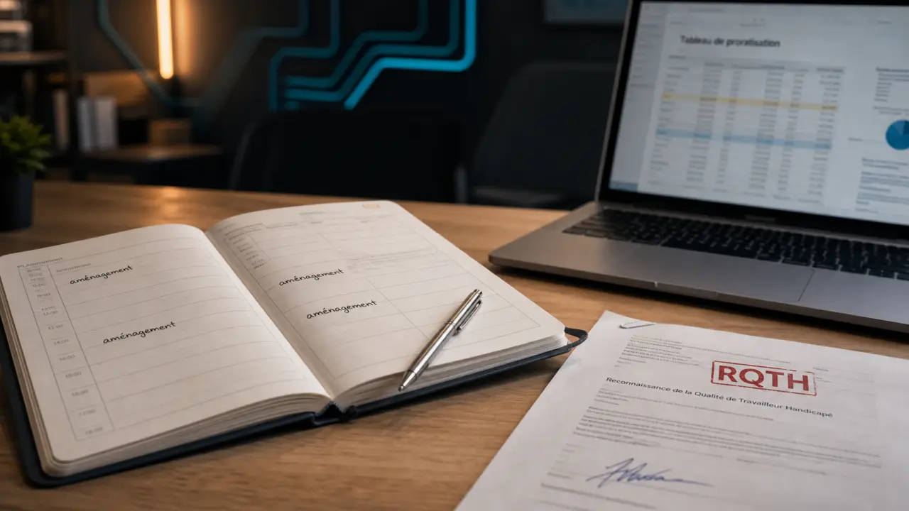 Aménagement horaire RQTH salaire : impact sur la paie