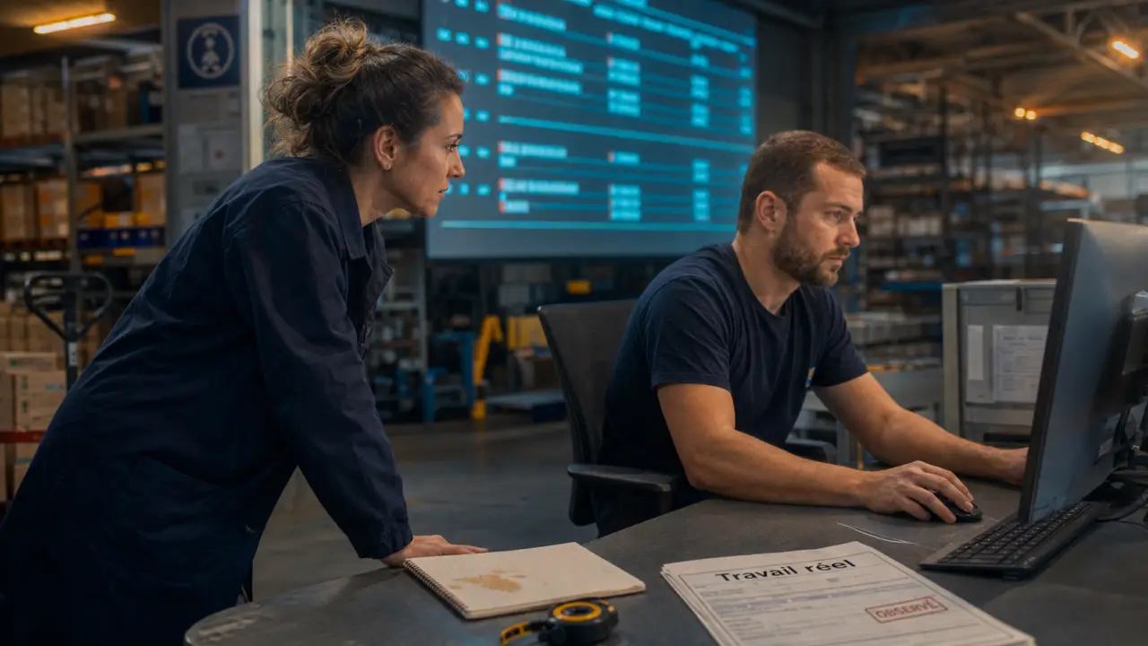 Ergonome définition observant le travail réel au poste informatique