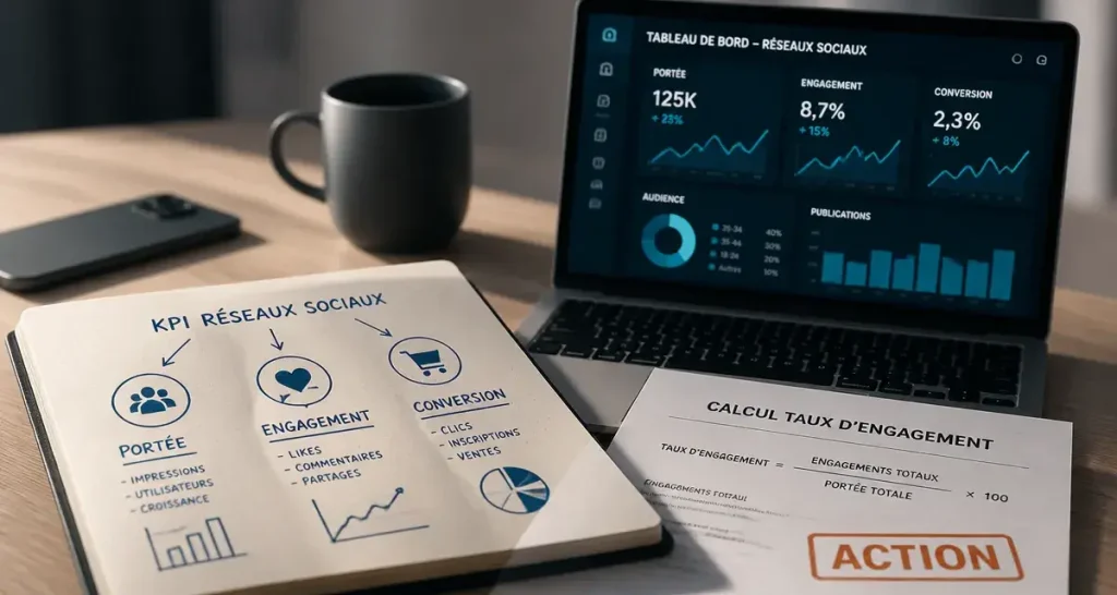 KPI réseaux sociaux : 15 indicateurs clés pour piloter votre performance