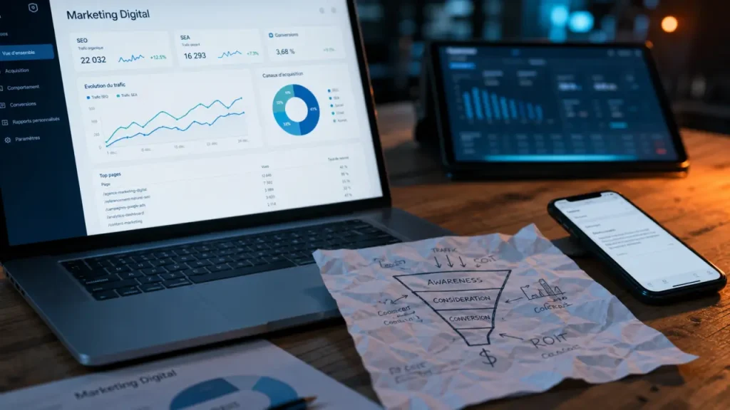 Marketing digital : SEO, SEA, contenu et données pour gagner en visibilité