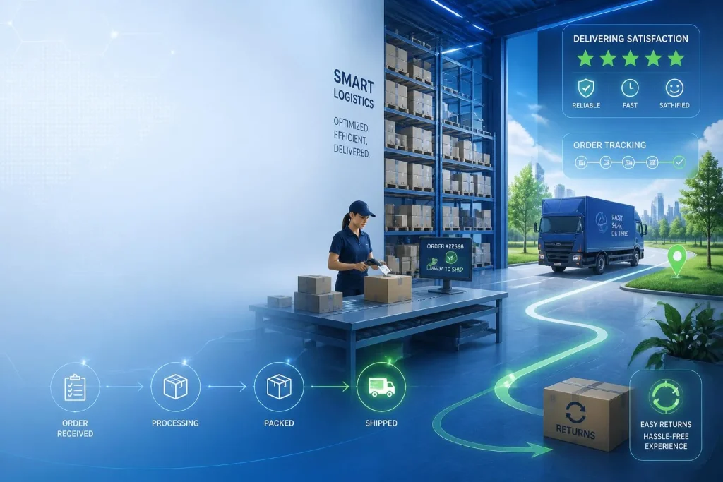 Optimiser la logistique e-commerce pour améliorer la satisfaction client : 5 leviers qui évitent les ruptures, les retards et les retours subis
