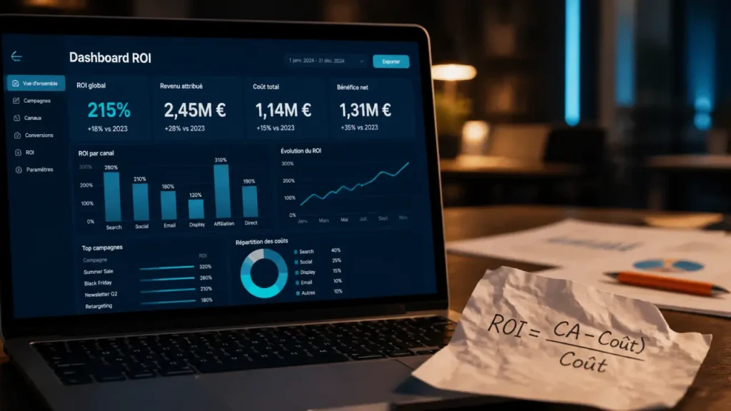 ROI marketing : la formule, les variables à suivre et les pièges qui biaisent le calcul