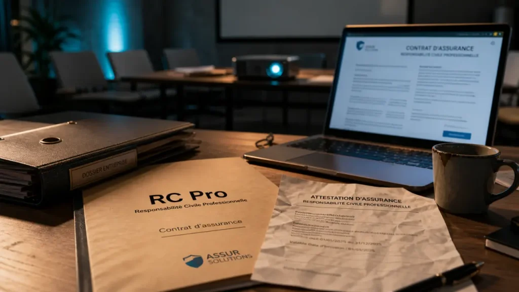 Assurance formation professionnelle : RC Pro, local et exclusions à vérifier