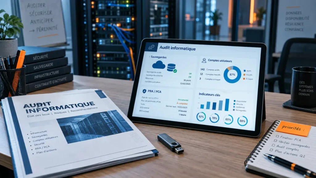 Audit informatique PME : prévenir la panne plutôt que subir l’arrêt d’activité