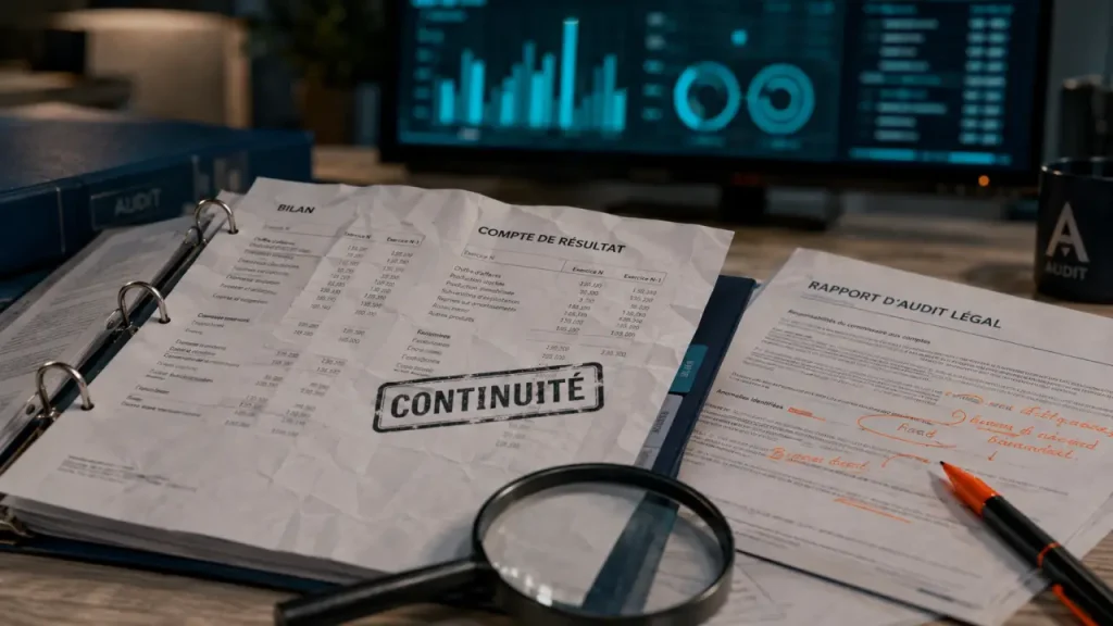 Défaillance d’entreprise : signaux comptables, audit légal et continuité d’exploitation